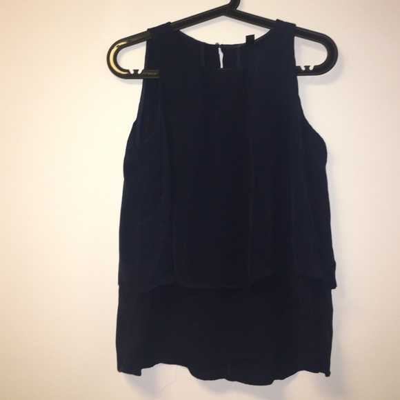 Cropper layered J crew top