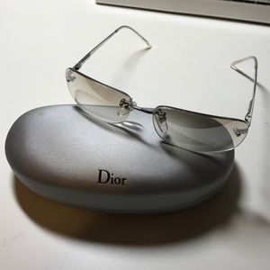 Dior smoked sunglasses