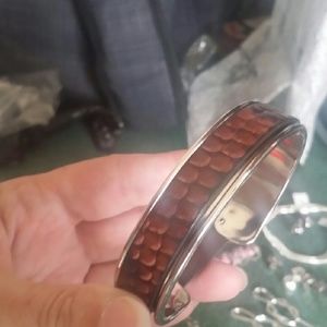 Handmade Leather Cuff Bracelet