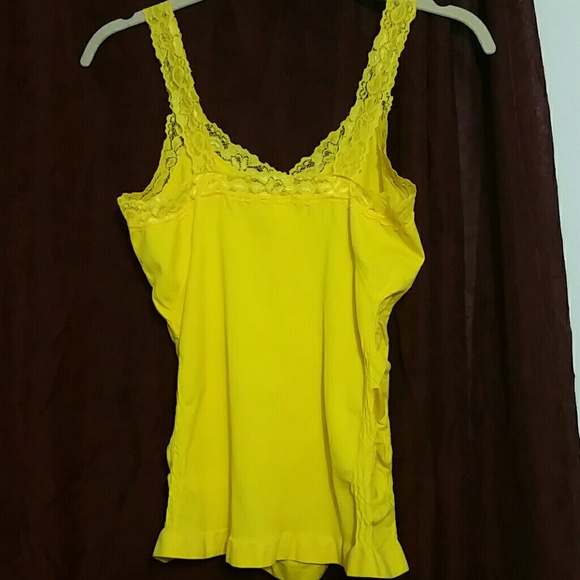 Tank Top  New. Bright yellow - Picture 2 of 3