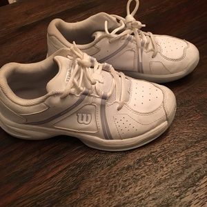 Wilson girls tennis sneakers.