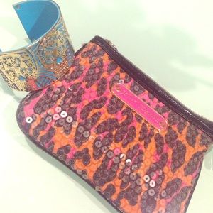 Betsey Johnson mini bag and bracelet