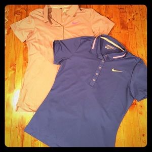 2 Nike Golf Polo T-shirts, Small - Never Been Worn