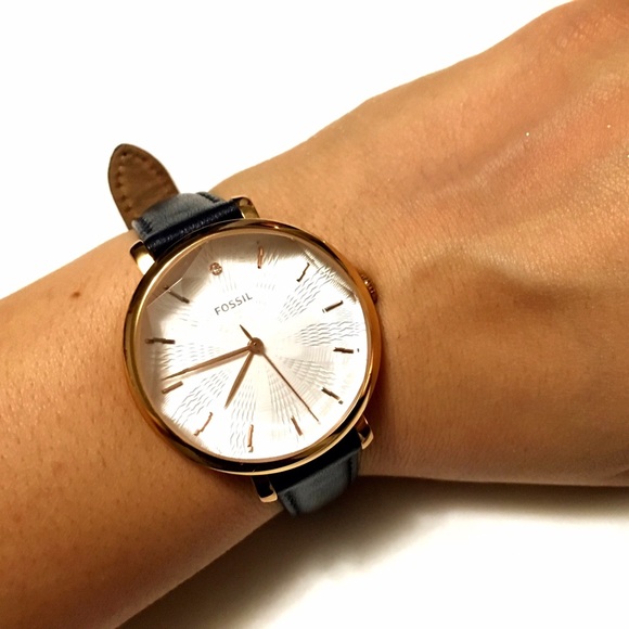 Fossil leather watch