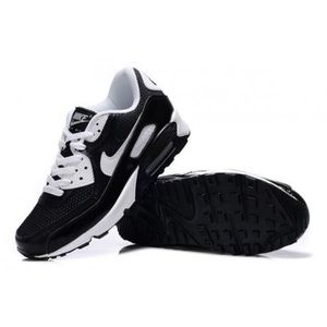 Black and white nike air max 90 for women