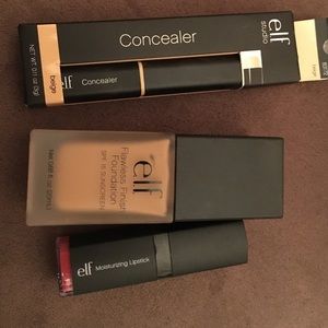 e.l.f foundation,concealer & moisturizing lip💄NEW
