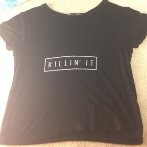 Brandy Melville KILLIN' IT Top