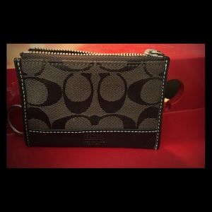 Coach mini skinny card case/wallet/keychain