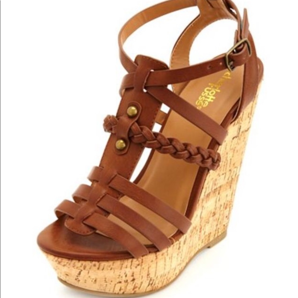 NEW! Braided Platform Wedge Sandal