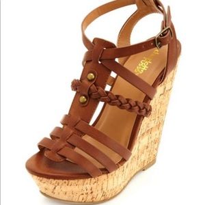 NEW! Braided Platform Wedge Sandal