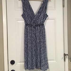 Blue print dress size 20