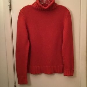LOFT turtleneck, nwt, pumpkin-orange sweater.