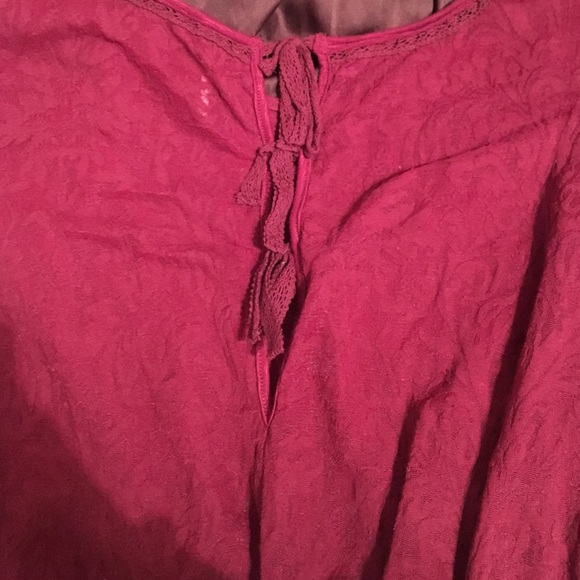 Free people maroon top xs - Picture 3 of 3
