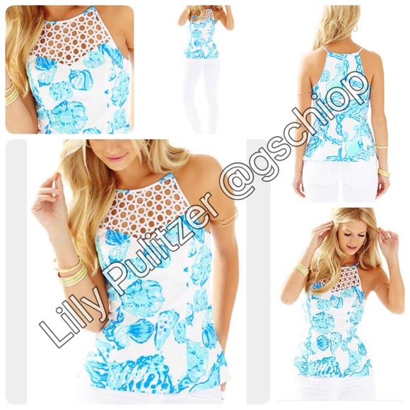 Lilly Pulitzer Larina Top. - Picture 3 of 4
