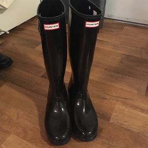 Hunter Tall Black Original Gloss