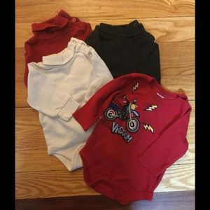6-9 month long sleeve onesies
