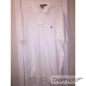 Polo White Short Sleeve, Size XL
