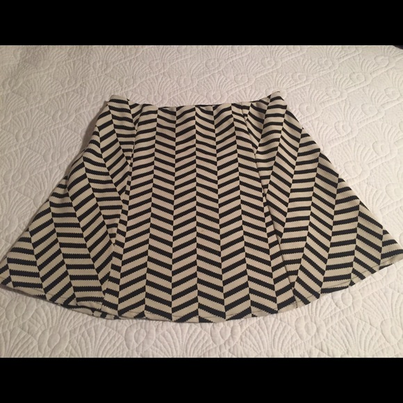 Zara Black and White Skirt