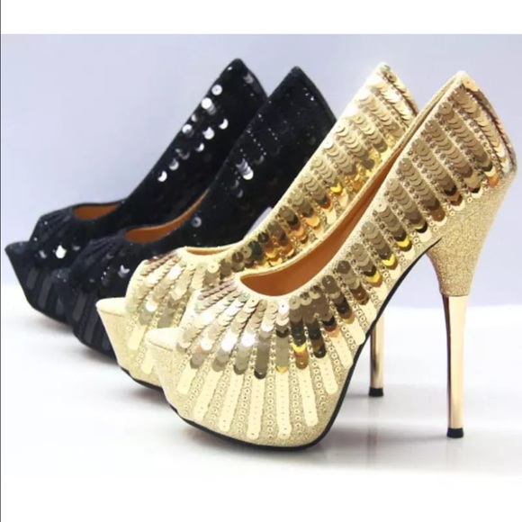 Women's open toe stilettos high heel platform