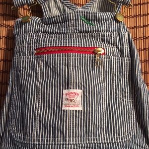 Pointer Brand hickory stripe overalls