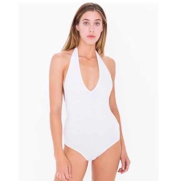 AMERICAN APPAREL WHITE BODYSUIT