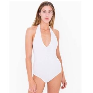AMERICAN APPAREL WHITE BODYSUIT