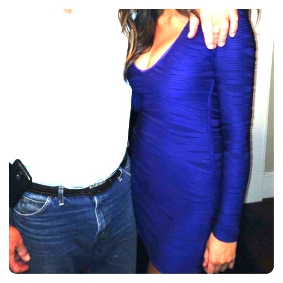 👗 royal blue long sleeve mini dress 👗