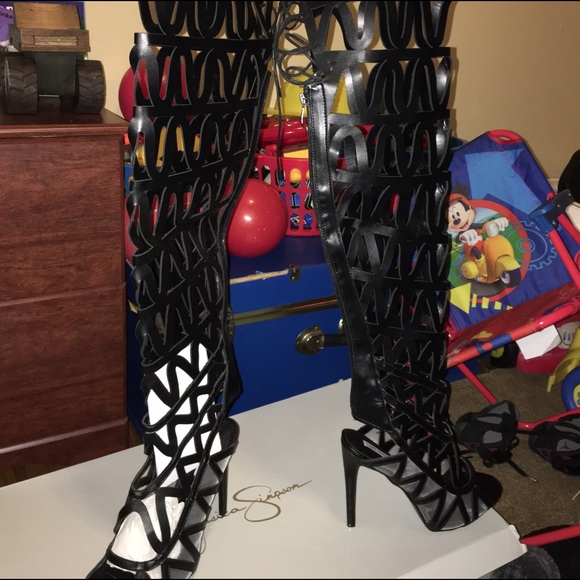 Thigh High Gladiator Boots