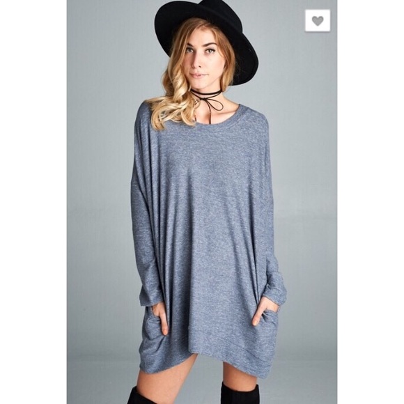 •LAST ONE SALE• Long sleeve pocket dress - Picture 2 of 4