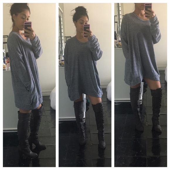 •LAST ONE SALE• Long sleeve pocket dress - Picture 3 of 4