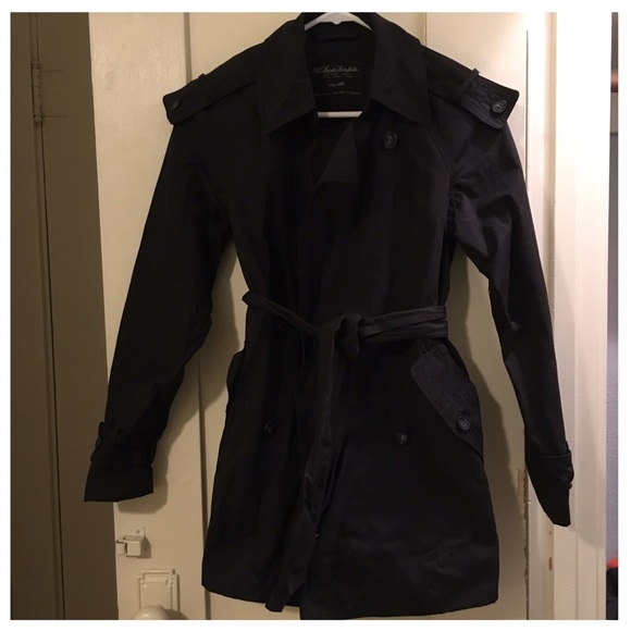 All Saints black trench coat--perfect for fall!!
