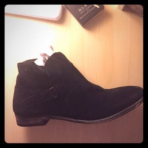 Free people black booties