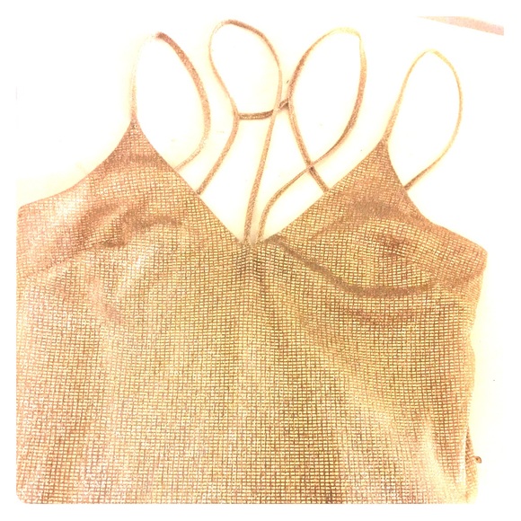 Gold sparkly Top