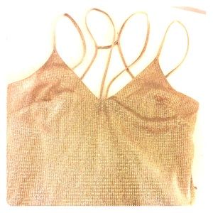 Gold sparkly Top