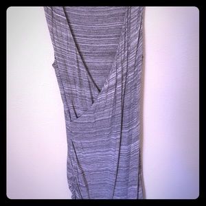 EUC banana republic cotton crossover dress