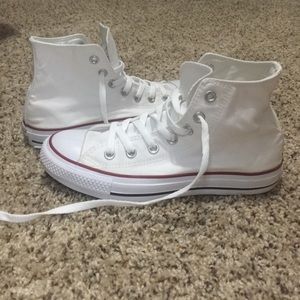 White High Top Converse