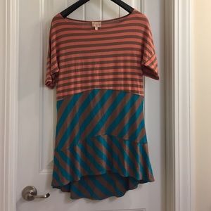 Anthropologie Stripe Tunic By Tracy Reese