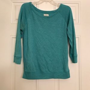 SALE✨Banana Republic 3/4 Sleeve Teal Sweater