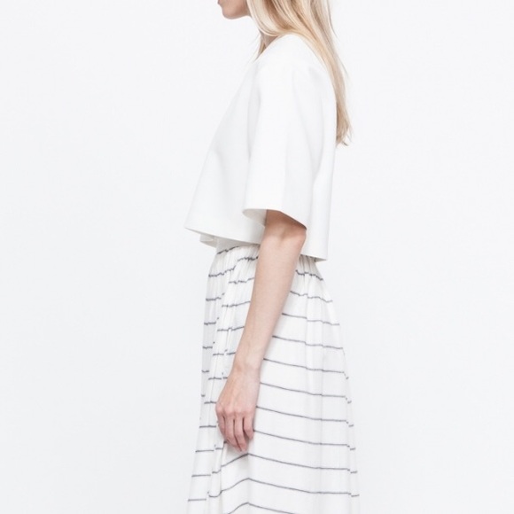 C/MEO Collective cropped white top - Picture 3 of 4