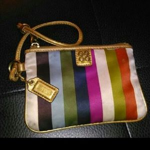 Colorful coach wallet
