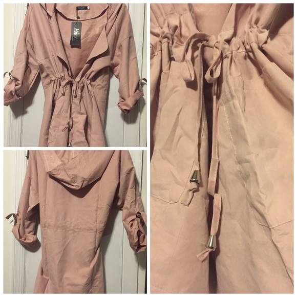 LAST 1! Pink Loose Soft Hoodie - Picture 2 of 3