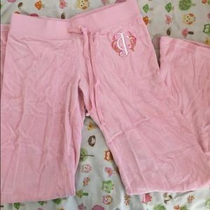 Juicy Couture Velour Iconic Pattern Tracksuit Pant