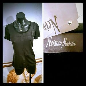 ~Leather/snake Neiman Blouse~