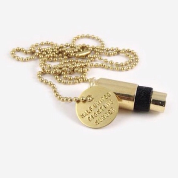 Fighting Hunger Bullet Necklace - gold/black - Picture 2 of 4