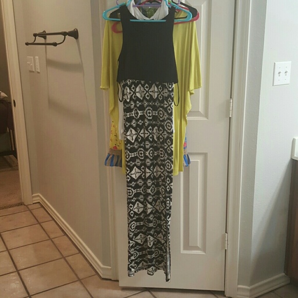 Aztec print Maxi dress