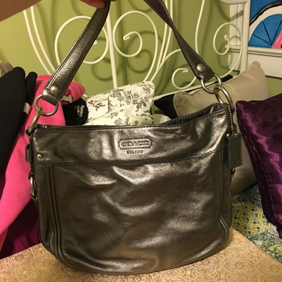 Metallic Coach Purse