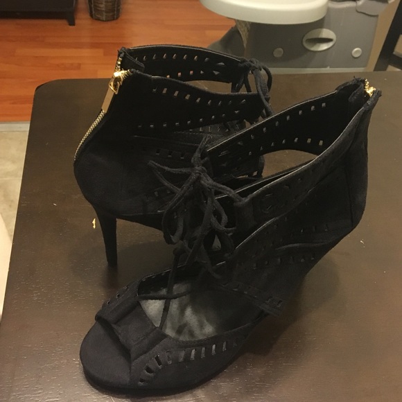 Black Cut Out Heels