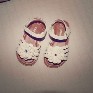 White Smart Fit Sandals.