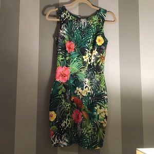 Topshop print scuba dress