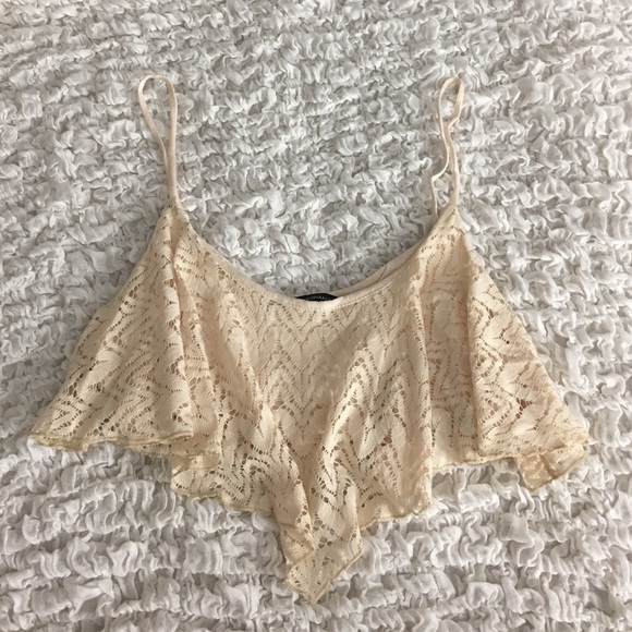 Foreign Exchange Crop Lace Top